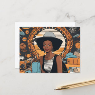 Black Woman Postcard