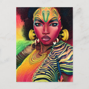 Black women African American melanin women sista Postcard