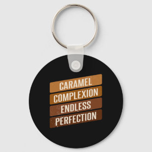 Black Women Afro Melanin Saying Black History Mont Keychain
