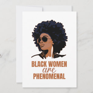 Black Women Are Phenomenal Invitation