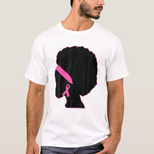 Black Women Breast Cancer Awareness African Americ T-Shirt
