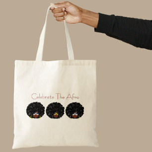 Black Women Celebrate The Afro Tote Bag