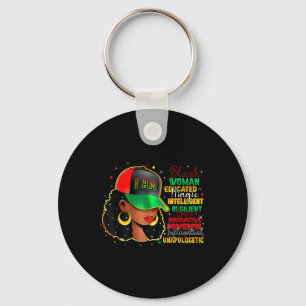 Black Women Educated Magic Intelligent Black Histo Keychain