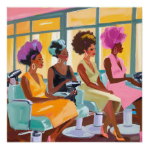 Black Women in the Hair Salon