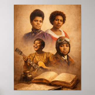 Black Women Legends Poster