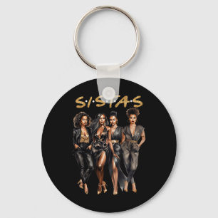 Black Women Melanin Black History African American Keychain