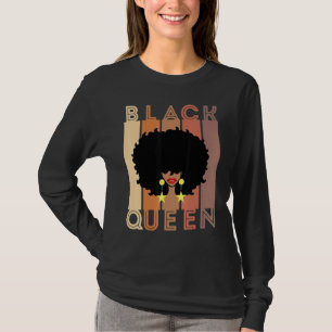 Black Women Melanin Poppin Queen Black Girl Magic  T-Shirt