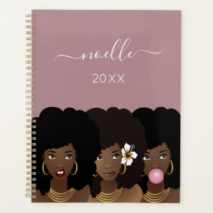 Black Women, Squad Goals, Natural Beauty   Purple  Planner
