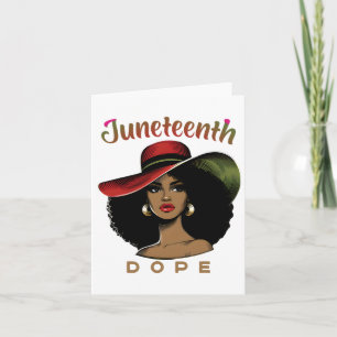 Black Women Unapologetically Drug Juneteenth Black Card