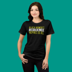 Black Women's Resilience Tri-Blend Shirt