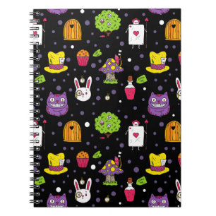 black Wonderland Notebook