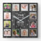 Black Wood 12 Photo Template Time Family Quote