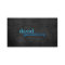 Black Wood Blue Typography Business Card
