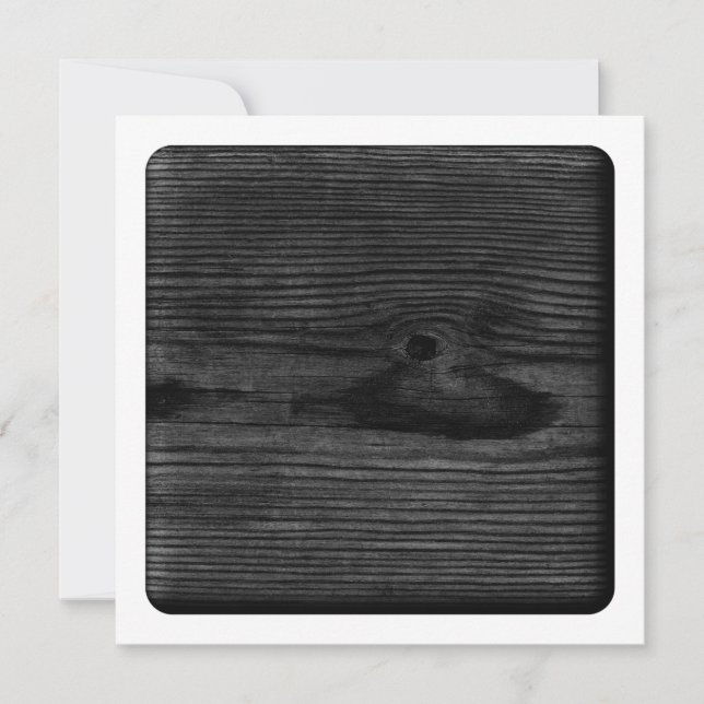 Black Wood Image. (Front)
