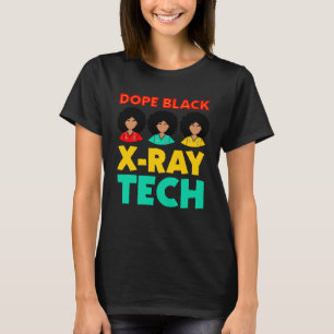 Black XRay Tech Week Melanated Black History Xray T-Shirt