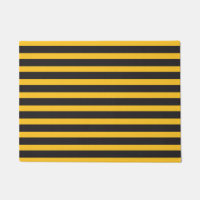 Black Yellow Horizontal Lines Geometric Bee Animal