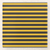 Black Yellow Horizontal Lines Geometric Bee Animal