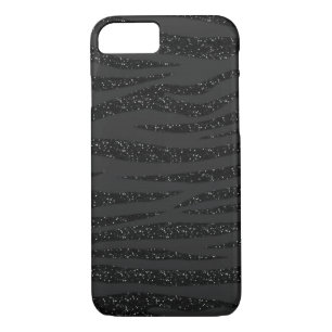 Black Zebra Glitter Case-Mate iPhone Case