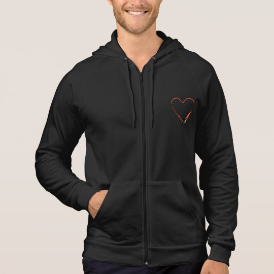 Black Zip Hoodie with InstaDogWalk logo