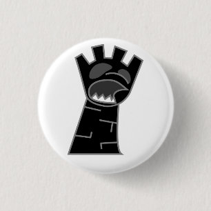 Black Zombie Rook Button