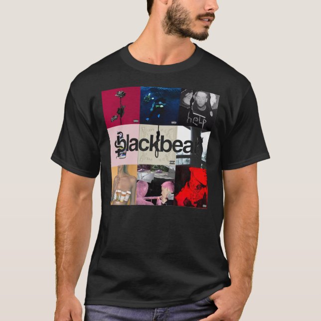 blackbear album cover collage transparent logo Ess T-Shirt (Front)