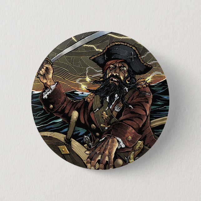Blackbeard Button (Front)