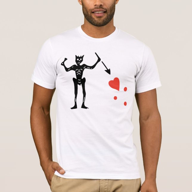 Blackbeard Flag Reverse T-Shirt (Front)