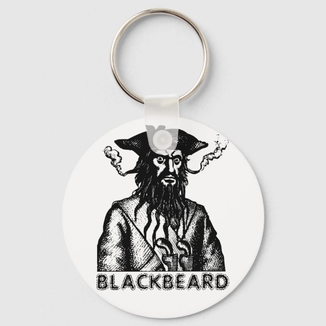 Blackbeard Keychain (Front)