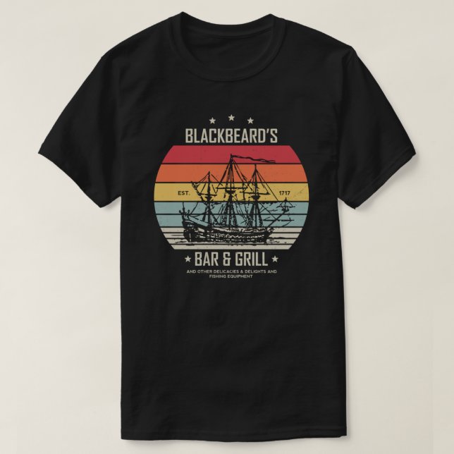 Blackbeard’s Bar and Grill Classic T-Shirt (Design Front)