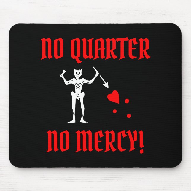 Blackbeard the Pirate (Edward Teach) Mouse Pad (Front)