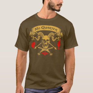 Blackbeard the Pirate Flag non distressed design 1 T-Shirt