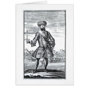 Blackbeard the Pirate, from 'A General History of