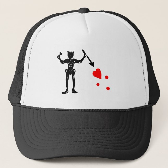 Blackbeard's Flag Trucker Hat (Front)