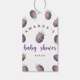 Blackberries - Baby shower Gift Tags