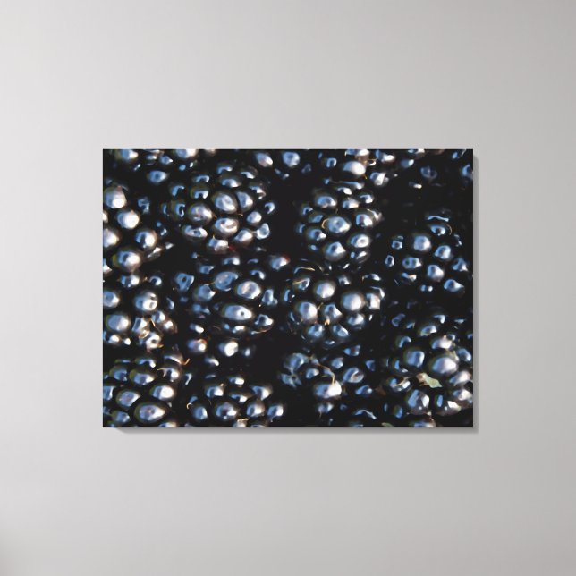 Blackberries Canvas Print (Front)