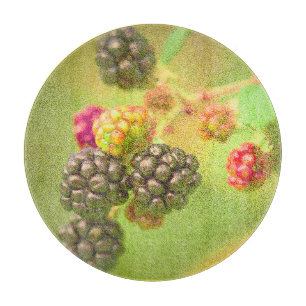 "Blackberries Fruit Plant" Cute Photo. Buy Now Cutting Board