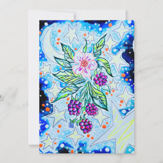 Blackberries Greeting Invitation