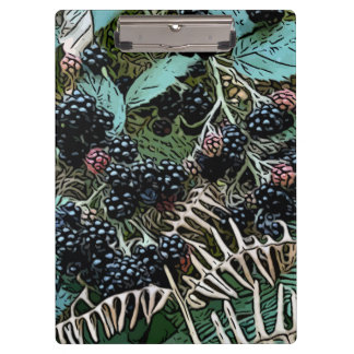 Blackberries on the vine clipboard