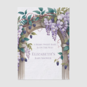 Blackberries & Wisteria Gender Neutral Baby Shower Tissue Paper