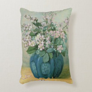 Blackberry Blossoms Decorative Pillow