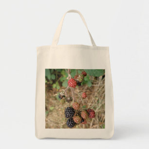 Blackberry Bonanza Organic Grocery Tote Bag