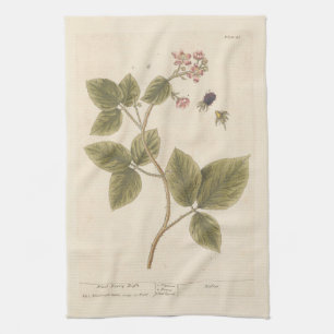 Blackberry Bush by Elizabeth Blackwell Tea Towel