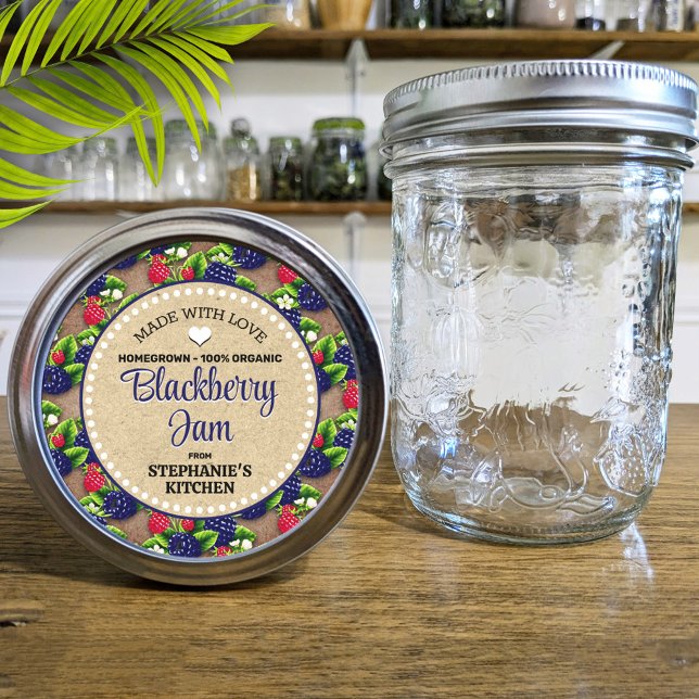 Blackberry Canning Jar Label (Creator Uploaded)