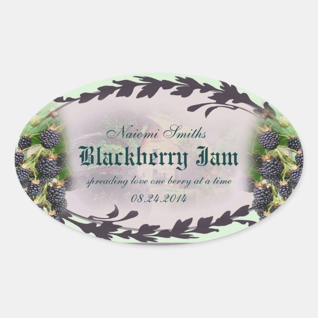 Blackberry canning label 3a (Front)