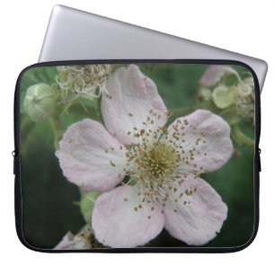Blackberry Flower Macro Laptop Sleeve