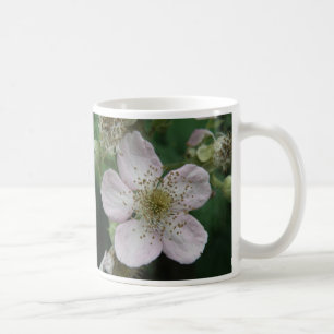 Blackberry Flower Macro Mug