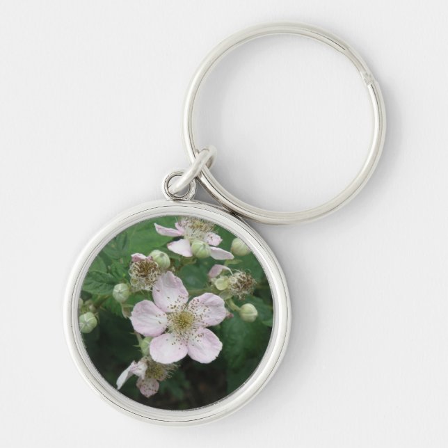 Blackberry Flowers Keychain (Front)