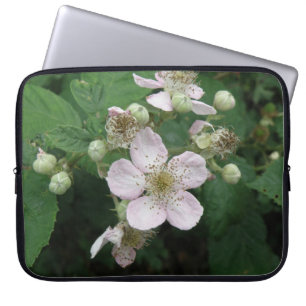 Blackberry Flowers Laptop Sleeve