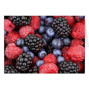 Blackberry, Framboises, bleuets, fruits