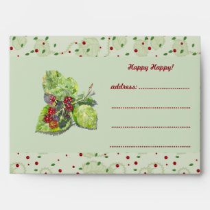 BlackBerry green and red Envelope